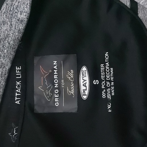 Greg Norman for Tasso Elba Play Dry Gray 1/4 Zip Pullover - Picture 4 of 4